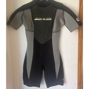 Body Glove Crush Womens Wetsuit 9/10 2/1mm Shorty Spring Suit Back Zip Surf Dive